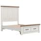 Ashley Savonport Full Storage Panel Bed in White and Brown, , large