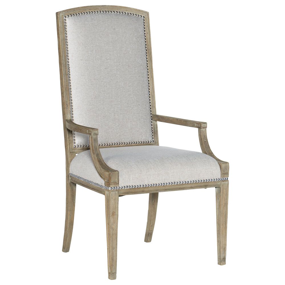 Hooker Furniture Castella Upholstered Arm Chair in Antique Slate, , large