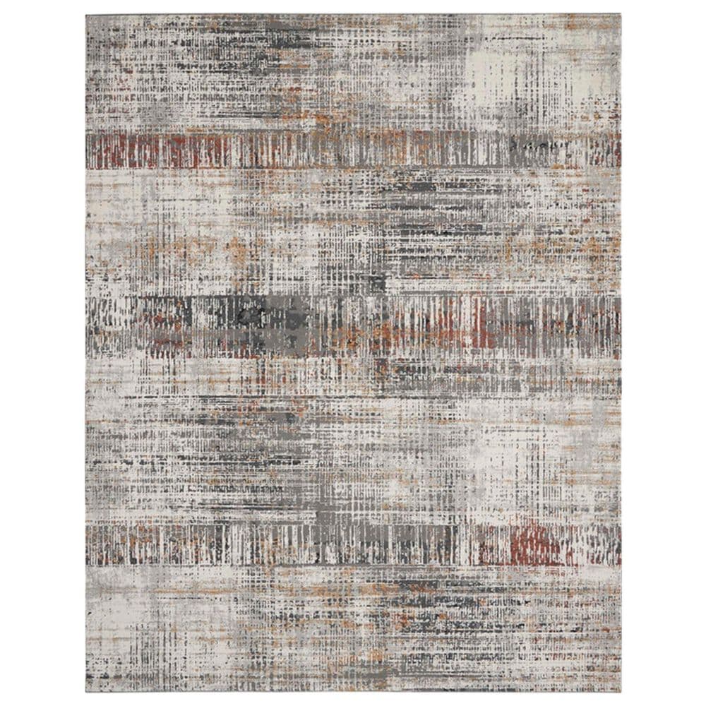 Nourison Tangra 9" x 12" Multicolor Area Rug, , large