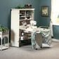Sauder Harbor View Craft Armoire in Antique White, , large