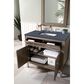 James Martin Vanities Chicago 36" Single Bathroom Vanity in Whitewashed Walnut with 3 cm Charcoal Soapstone Quartz Top and Rectangular Sink, , large