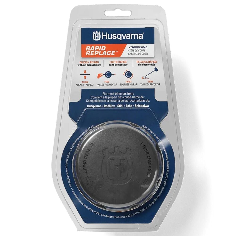 Husqvarna Rapid Replace Trimmer Head in Black and Orange, , large