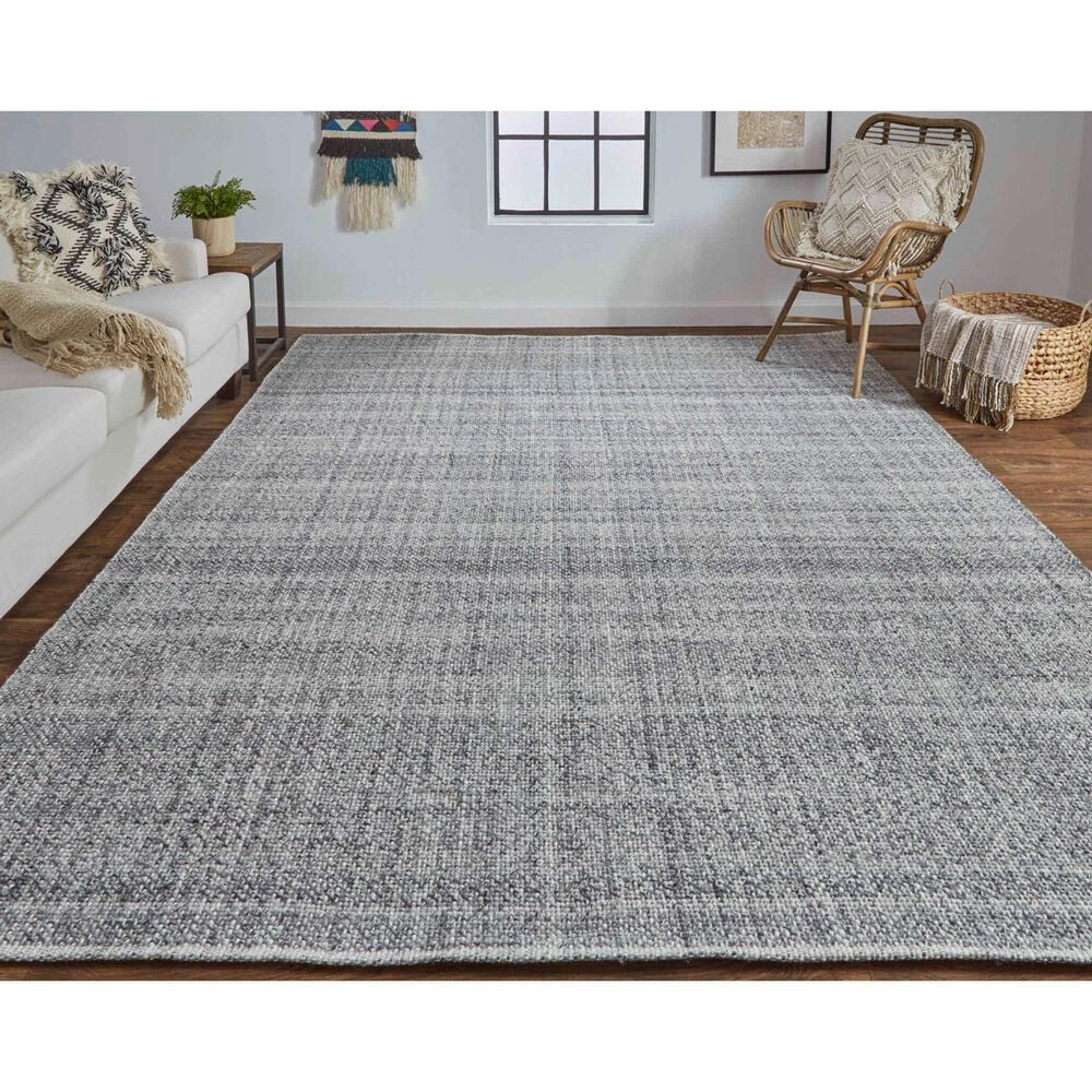 Feizy Naples 5&#39; x 8&#39; Gray Indoor/Outdoor Area Rug, , large