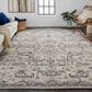 Feizy Fallon 4" x 6" Ivory and Gray Area Rug, , large