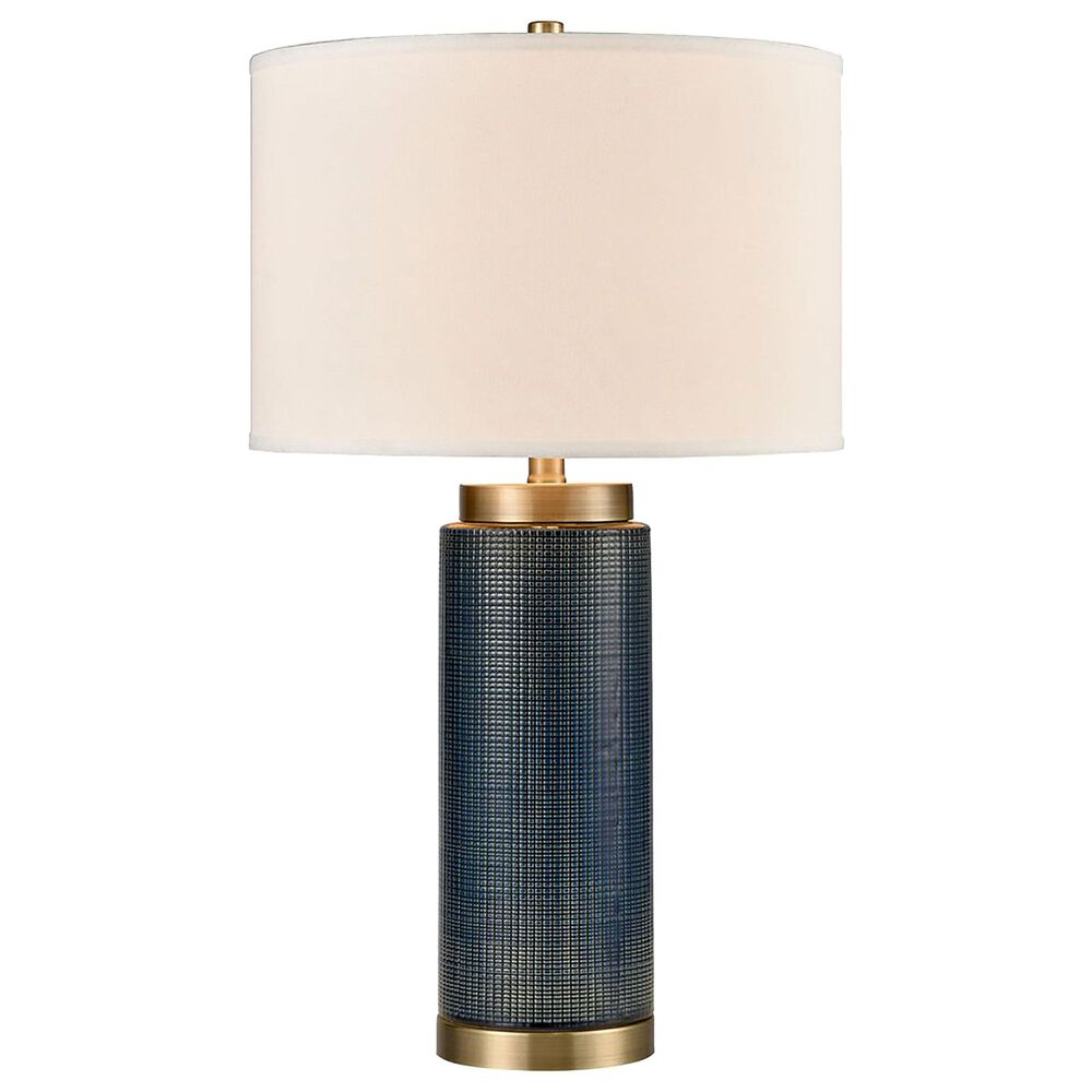 Stein World Concettas Table Lamp in Navy Blue and Antique Brass, , large