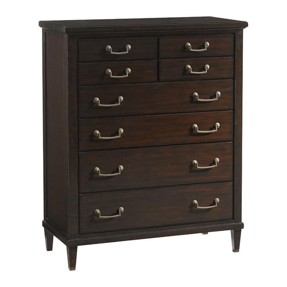 Lexington Furniture Kensington Place Parker Drawer Chest in Dark Brown, , large