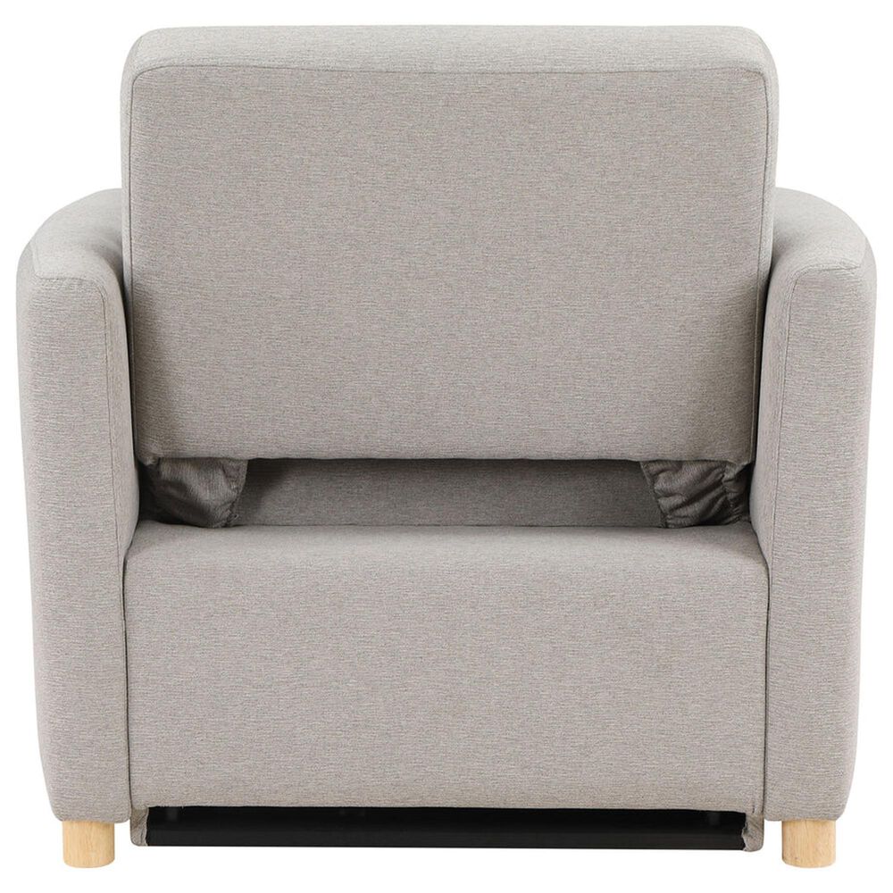 Lifestyle Solutions Conley Convertible Chair in Light Grey, , large