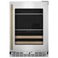 KitchenAid 4.8 Cu. Ft. Right Hinge Beverage Center with Wood Front Racks in PrintShield Stainless Steel, , large