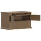 Richlands Furniture Soren Wood Twin 2 Door Desk Dream Console with Mattress and Cover in Light Oak, , large
