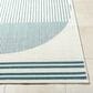 Surya Alfresco 7"3" Square Light Silver, Beige, Charcoal and Nickel Indoor/Outdoor Area Rug, , large