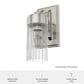 Hunter Gatz 1-Light Wall Sconce in Brushed Nickel, , large