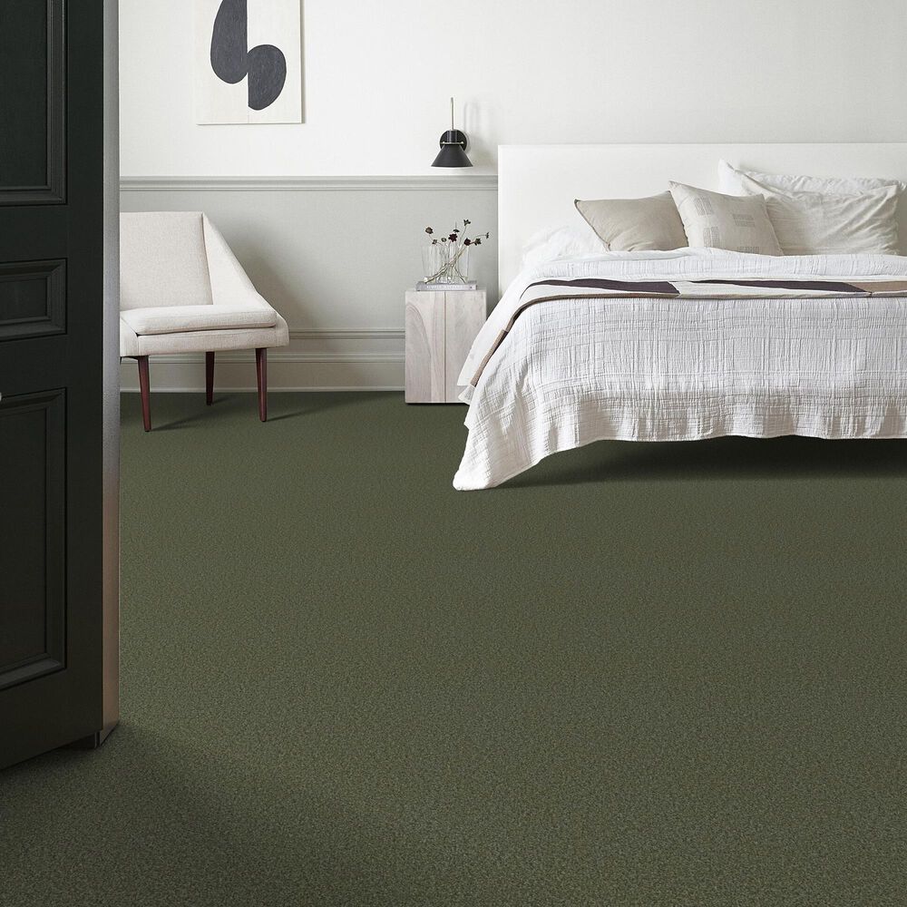 Shaw Tonal Comfort I Carpet in Olive Grove, , large