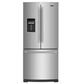 Maytag 20 Cu. Ft. 30-Inch Wide French Door Refrigerator with Exterior Water Dispenser, , large