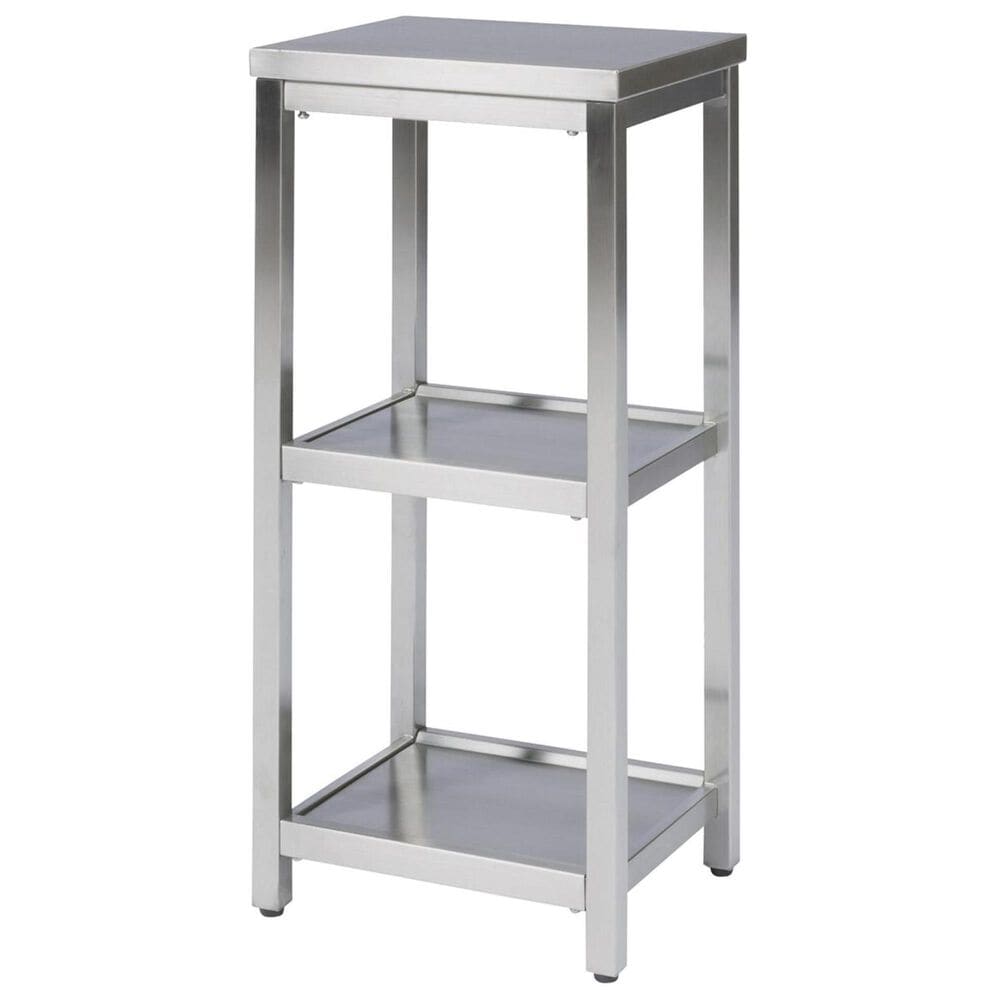 Home Styles Bold 3-Tier Bath Shelf in Stainless Steel, , large