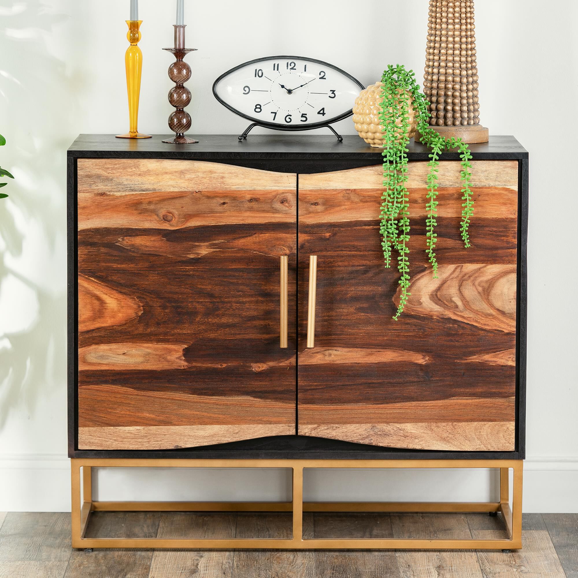 Accent cabinet walnut discount