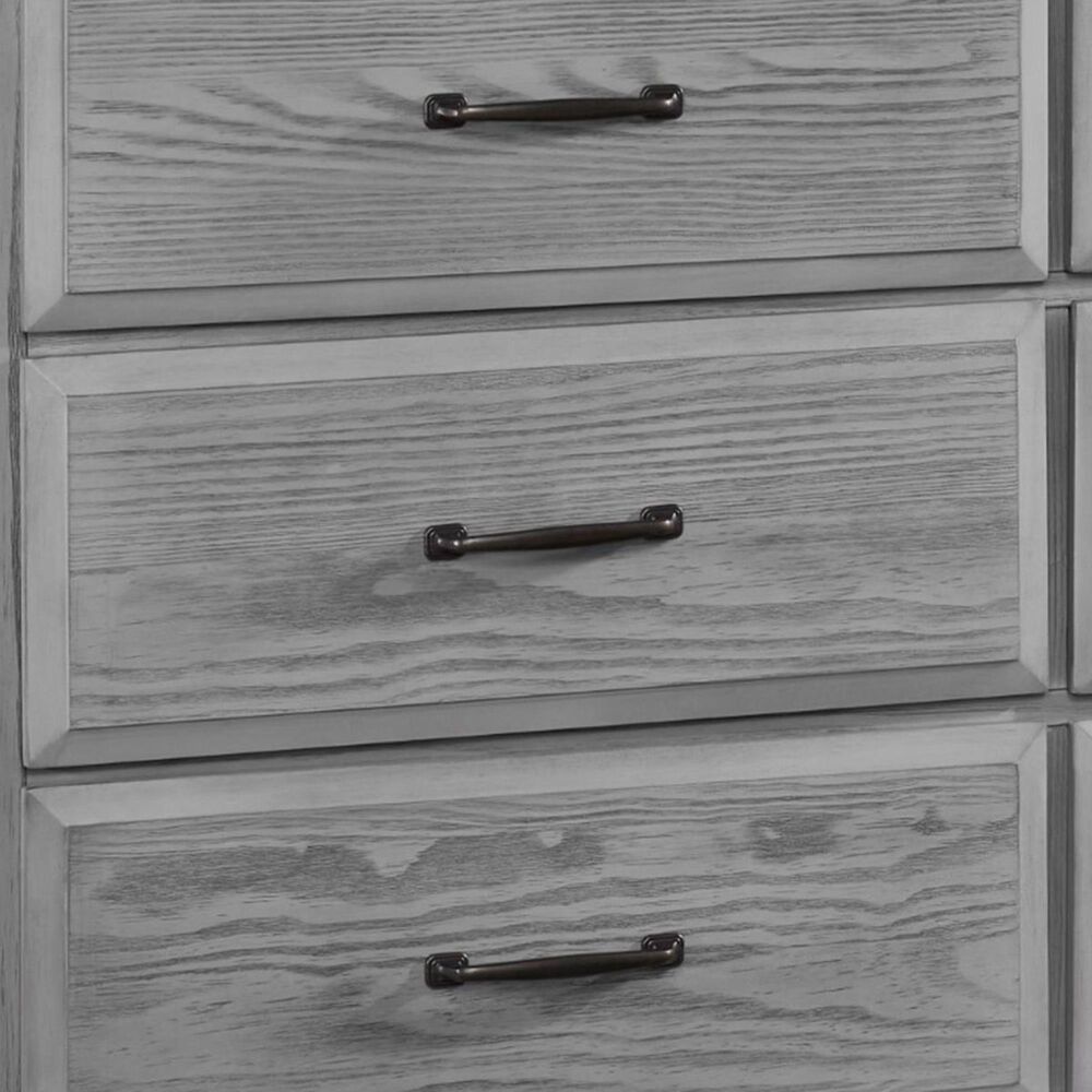 Oxford Village Willowbrook Dresser and Changing Top in Graphite Gray, , large