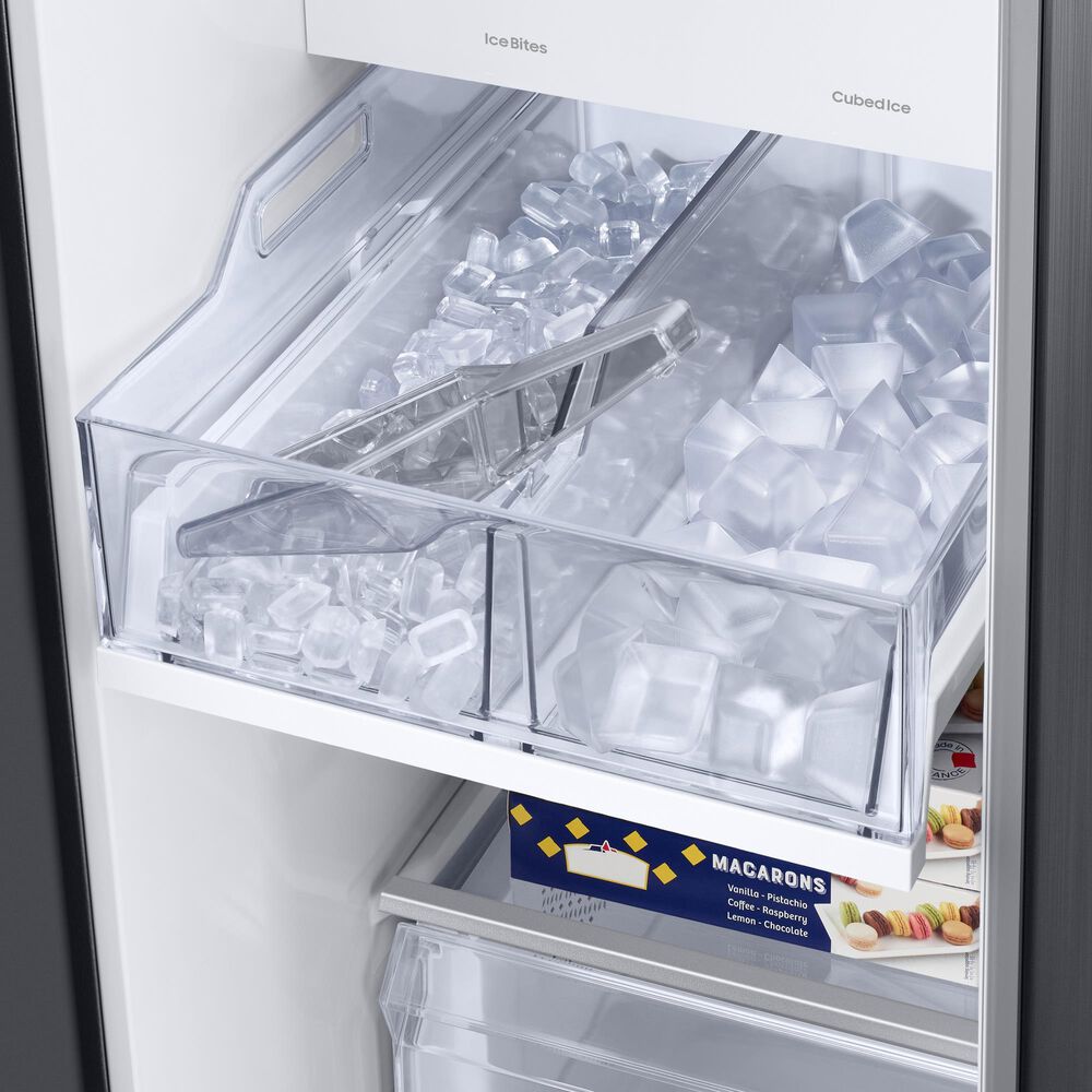 Samsung Bespoke Bespoke Counter Depth Side-by-Side Refrigerator &#40;23 cu. ft.&#41; with Beverage Center In Fingerprint Resistant Stainless Steel, , large