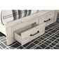 Ashley Cambeck Queen Storage Bed in Whitewash with Lighting, , large
