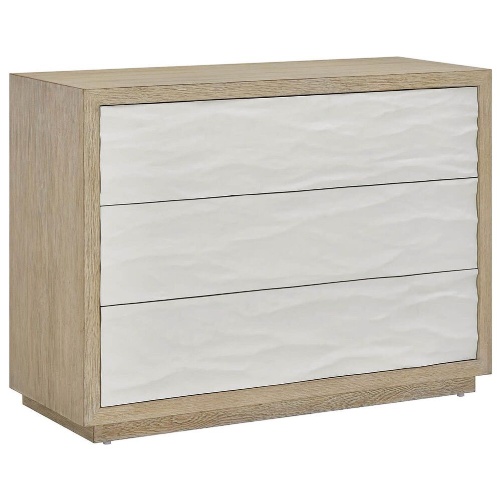 Universal Furniture Oasis 3-Drawer Dresser and Mirror in Dockside and White, , large