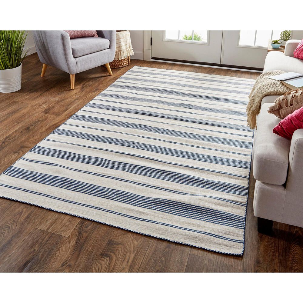 Feizy Duprine 8&#39; x 11&#39; Navy Area Rug, , large