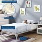 Modway Ollie Twin Platform Bed Frame in Sliver, , large