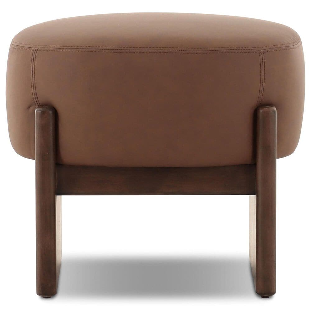 Four Hands Kirby Accent Stool in Maestro Cigar, , large