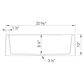 Blanco Ikon 33" Apron Front Single Bowl Sink in Soft White, , large