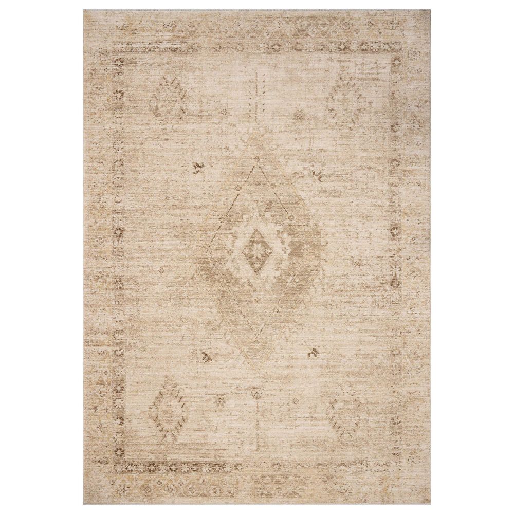 Chris Loves Julia x Loloi Palma Natural and Smoke 7"10" x 10" Area Rug, , large