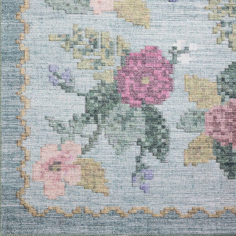 Rifle Paper Co. x Loloi Rosa Antique Rose 2&#39;6&quot; x 7&#39;6&quot; Sky Runner, , large