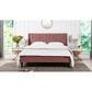 Jennifer Taylor Home Aspen Queen Upholstered Platform Bed in Ash Rose, , large
