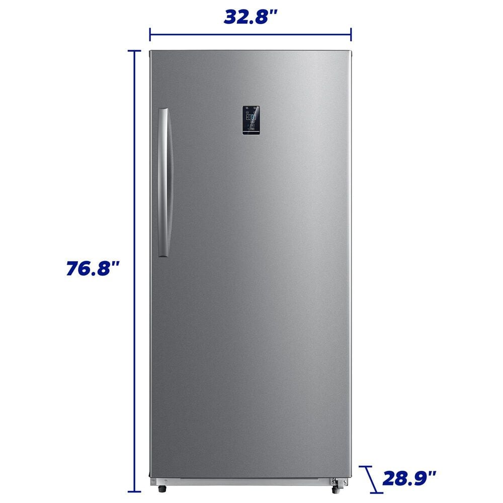 Element 21 Cu. Ft. Upright Convertible Freezer in Stainless Steel, , large