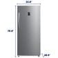 Element 21 Cu. Ft. Upright Convertible Freezer in Stainless Steel, , large