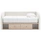 Ashley Arloster Twin Upholstered Day Bed with Storage in White, , large