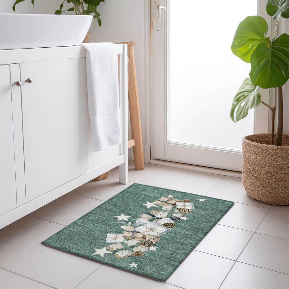 Dalyn Rug Company Wonderland WN33 Seafoam 1&#39;8&quot; x 2&#39;6&quot; Area Rug, , large