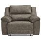 Ashley Laresview Manual Zero Wall Wide Seat Recliner in Fossil, , large