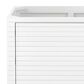 James Martin Vanities Linear 36" Single Vanity Cabinet in Glossy White, , large
