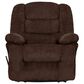 Moore Furniture Everest Oversized Manual Rocker Recliner in Nucleus Fudge, , large