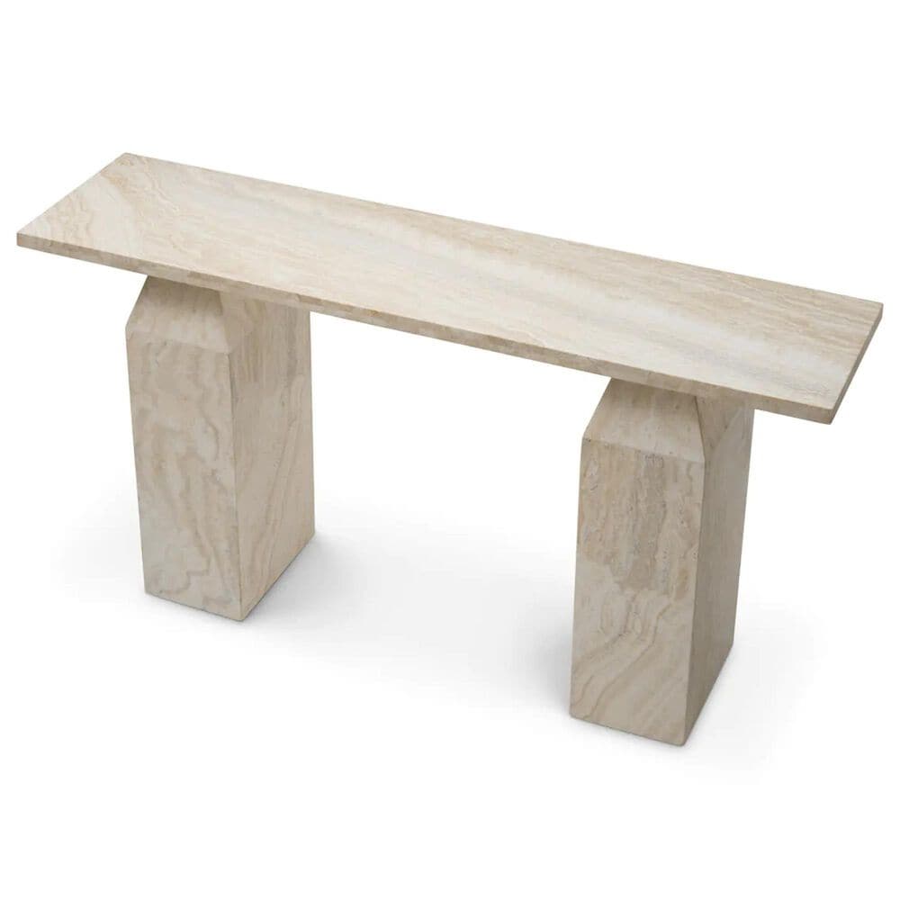 EICHHOLTZ Tarragona Console Table in Travertine, , large