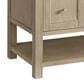James Martin Vanities Breckenridge 48" Single Vanity in Whitewashed Oak with 3 cm Carrara White Marble Top, , large
