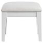 Millenium Chalanna Vanity Stool in Bright White, , large
