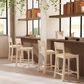 Linon Home Decor Devin Counter Stool in Unfinished (Set of 2), , large