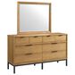 Hawthorne Furniture Newport 5-Piece Queen Panel Bedroom Set in Natural Oak, , large