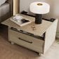 BDI Kava 28" 1-Drawer Nightstand in Washed Oak with Outlets and USB Ports, , large