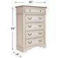 Ashley Realyn 5-Piece Queen Bedroom Set in Chipped White and Distressed, , large