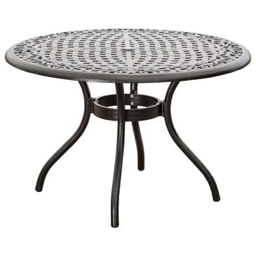 Hearth and Haven Phoenix Outdoor Round Dining Table in Bronze - Table Only, , large