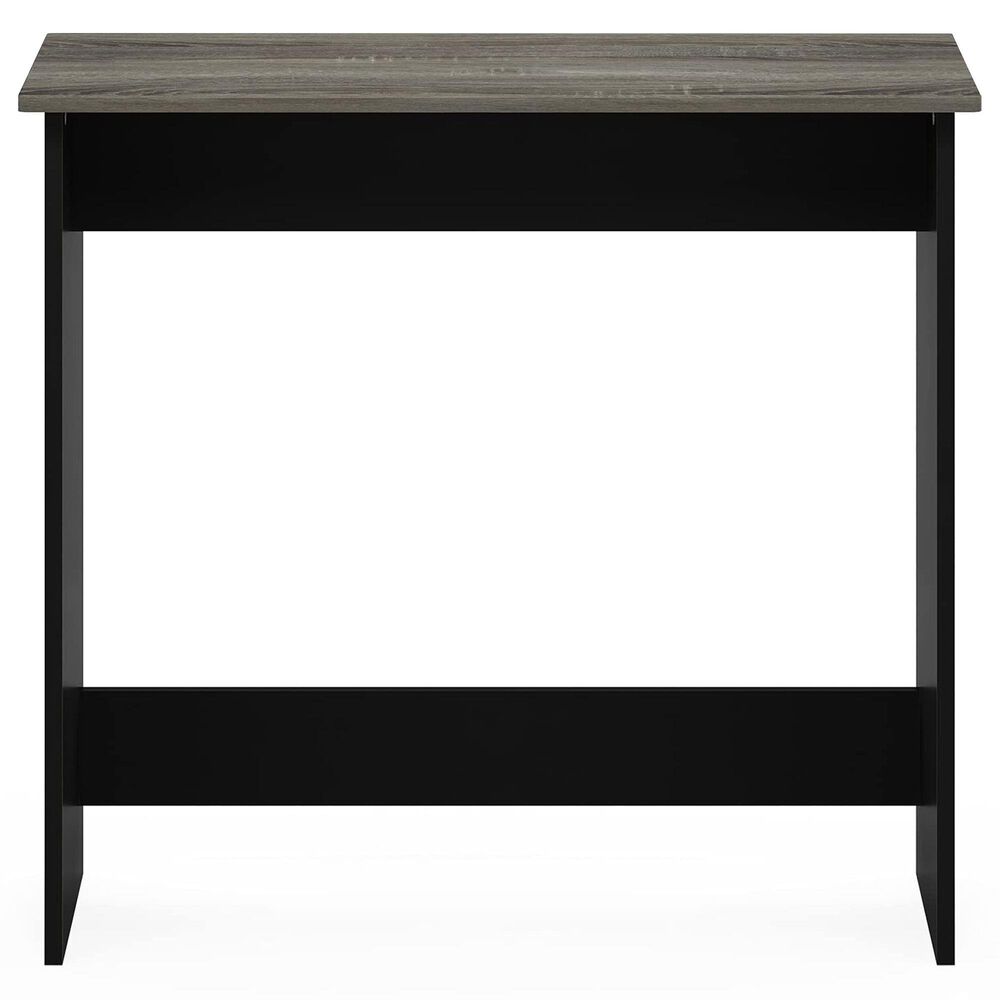 HOMLUX Modern Computer Desk in French Oak Grey and Black, , large