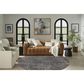 Nourison Rustic Textures Grey and Beige 7"10" Round Area Rug, , large
