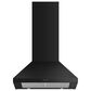 Fisher & Paykel 30" Classic Wall Hood with Pyramid Chimney in Black, , large