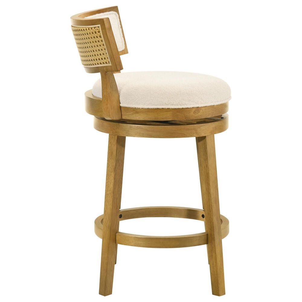 Armen Living Noely Counter Height Stool in Amber Glow, , large