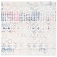 Safavieh Tulum 5" Square Ivory and Blue Area Rug, , large